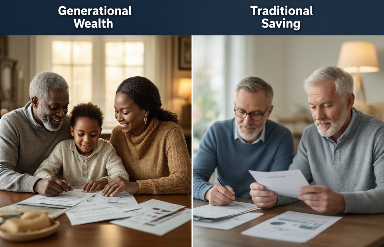Understanding Generational Wealth vs. Traditional Saving